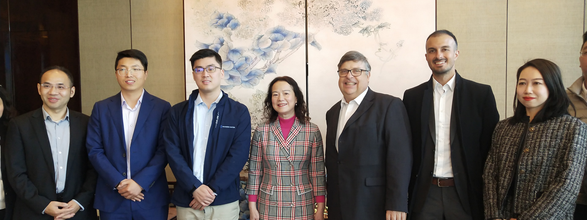 英国环境行业代表团到访湖北