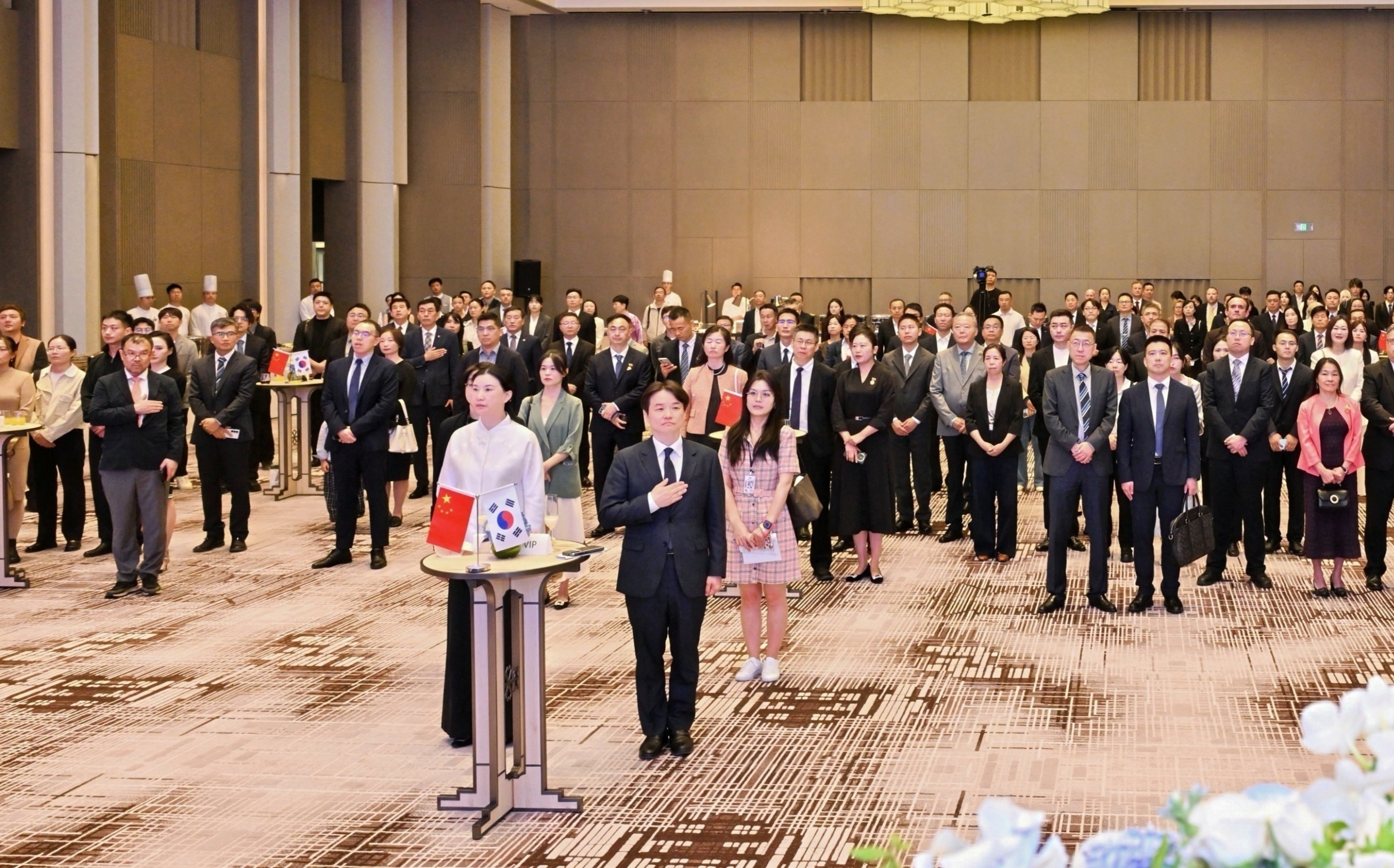 刘洁主任出席韩国驻武汉总领事馆举办的韩国国庆招待会